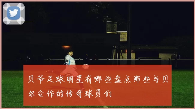 贝爷足球明星有哪些盘点那些与贝尔合作的传奇球员们